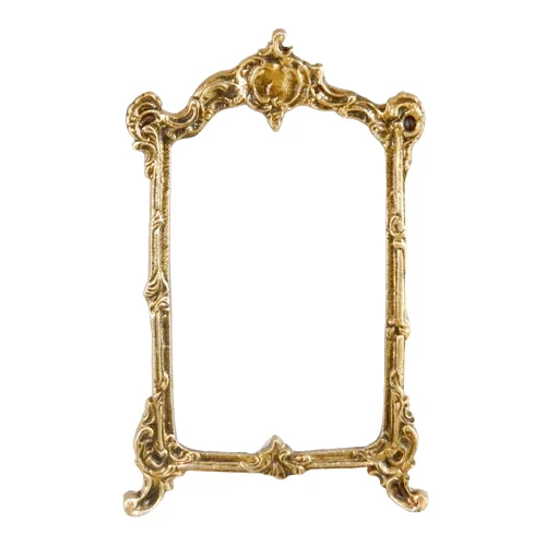 Standard Metal Frame Decorative Rectangular Shaped Golden Photo Frames Glass Photo Frame Customized Size In Bulk Quantity