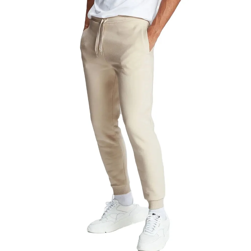 Custom Printed Logo Sport Casual Joggers Sweat Stacked Pants For Men 2021