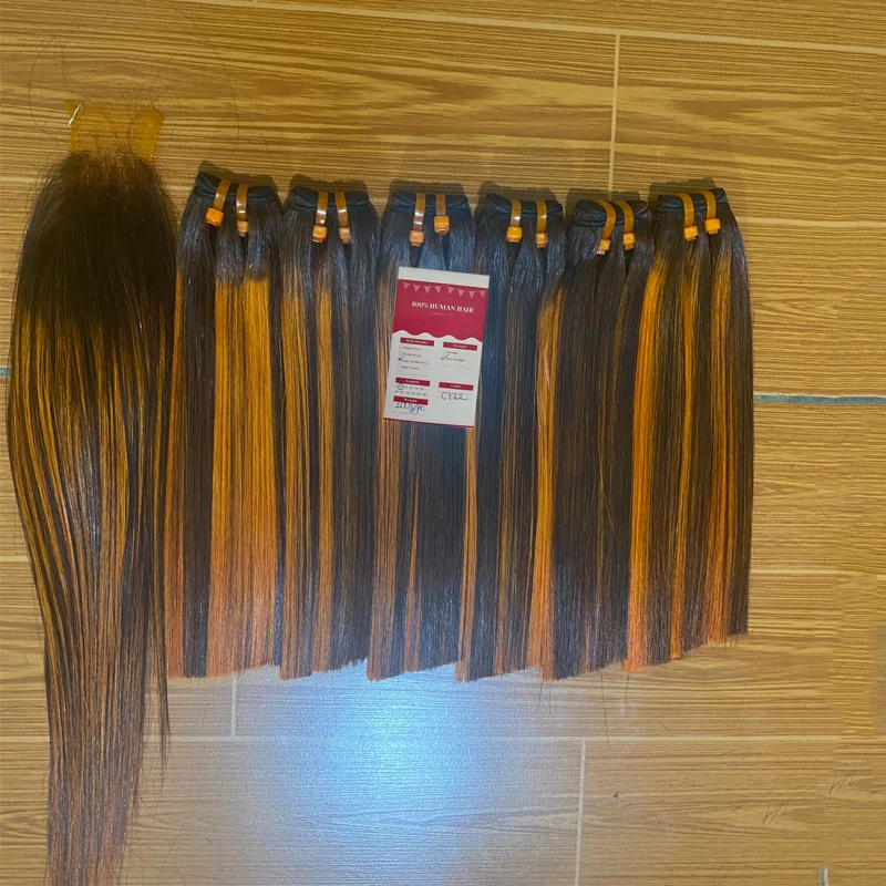 Competitive Price Live Span More Than 3 Years Bone Straight Cabelos Human Hair Weft