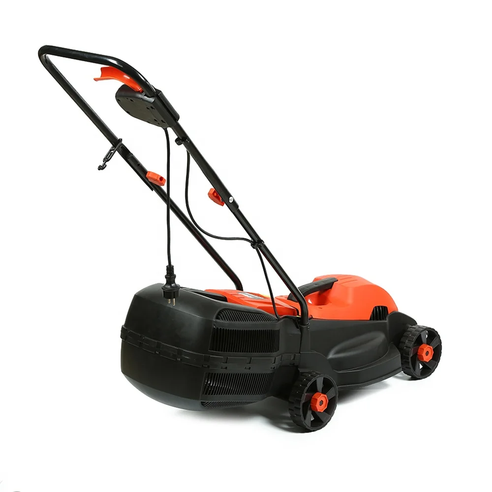 Supplier sale hand push corded plastic metal powered electric lawn mowers