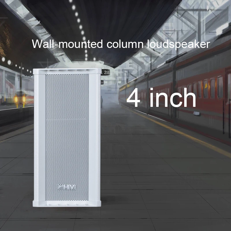 Hi-Fi  wholesale wall mount speaker C9041 4inch column speaker system loudspeaker Waterproof and heat resistant