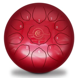 11 Notes Colorful Handpan Drum Stainless Steel Tongue Drum Set C Key With Travel Bag