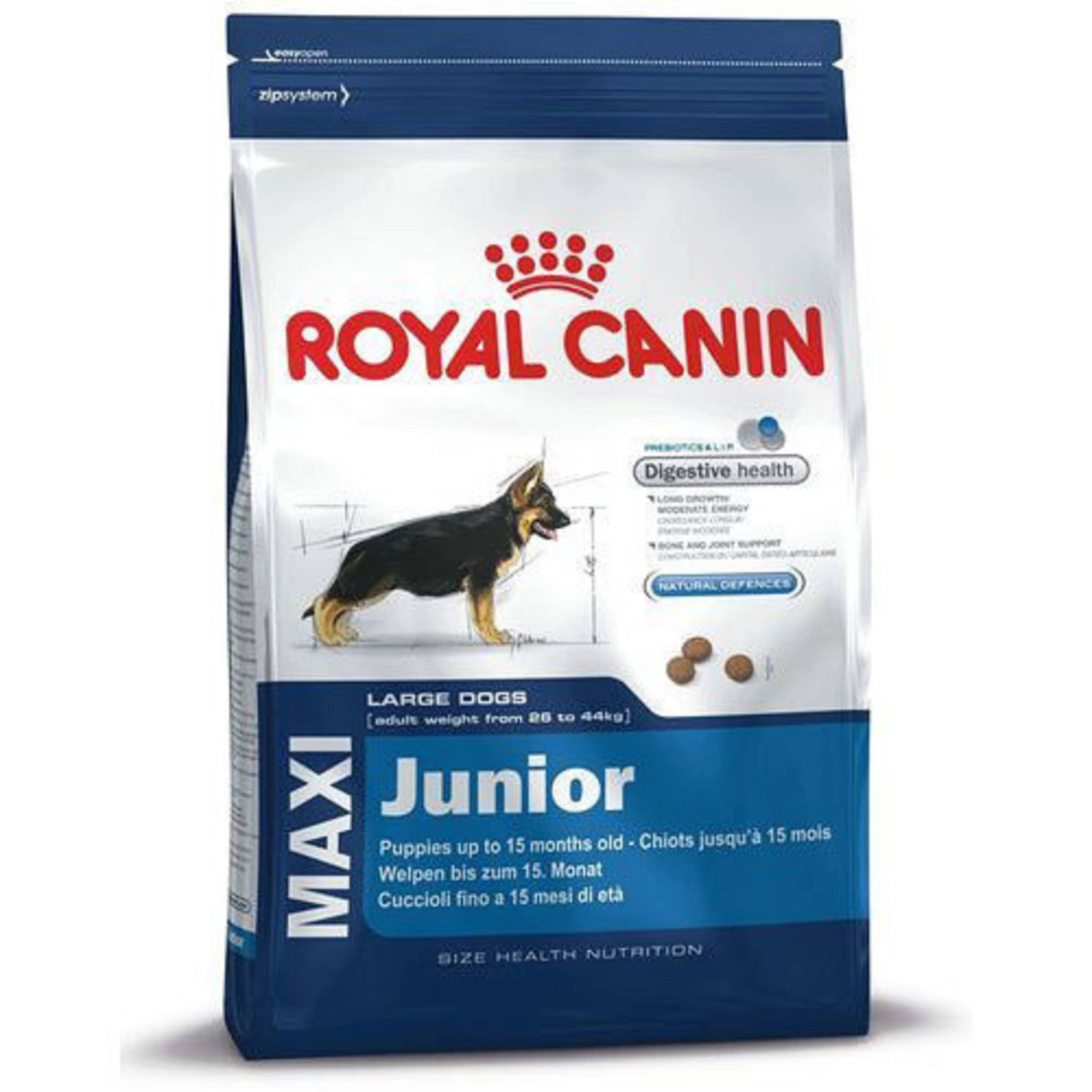 Royal Canin Puppy Maxi 15kg / 100% Pure Quality Royal Canin Medium Junior Dry Dog Food