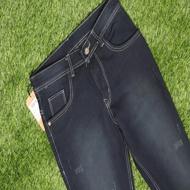 Мужские джинсы для повседневной носки с удобной тканью от Прямой фабрики, оптовая продажа джинсов