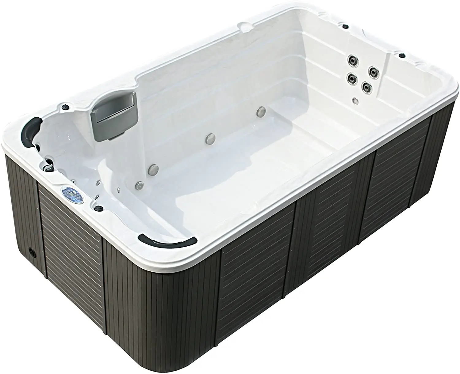 Swim spa 8m degaulle pool touchpad for swimming poll