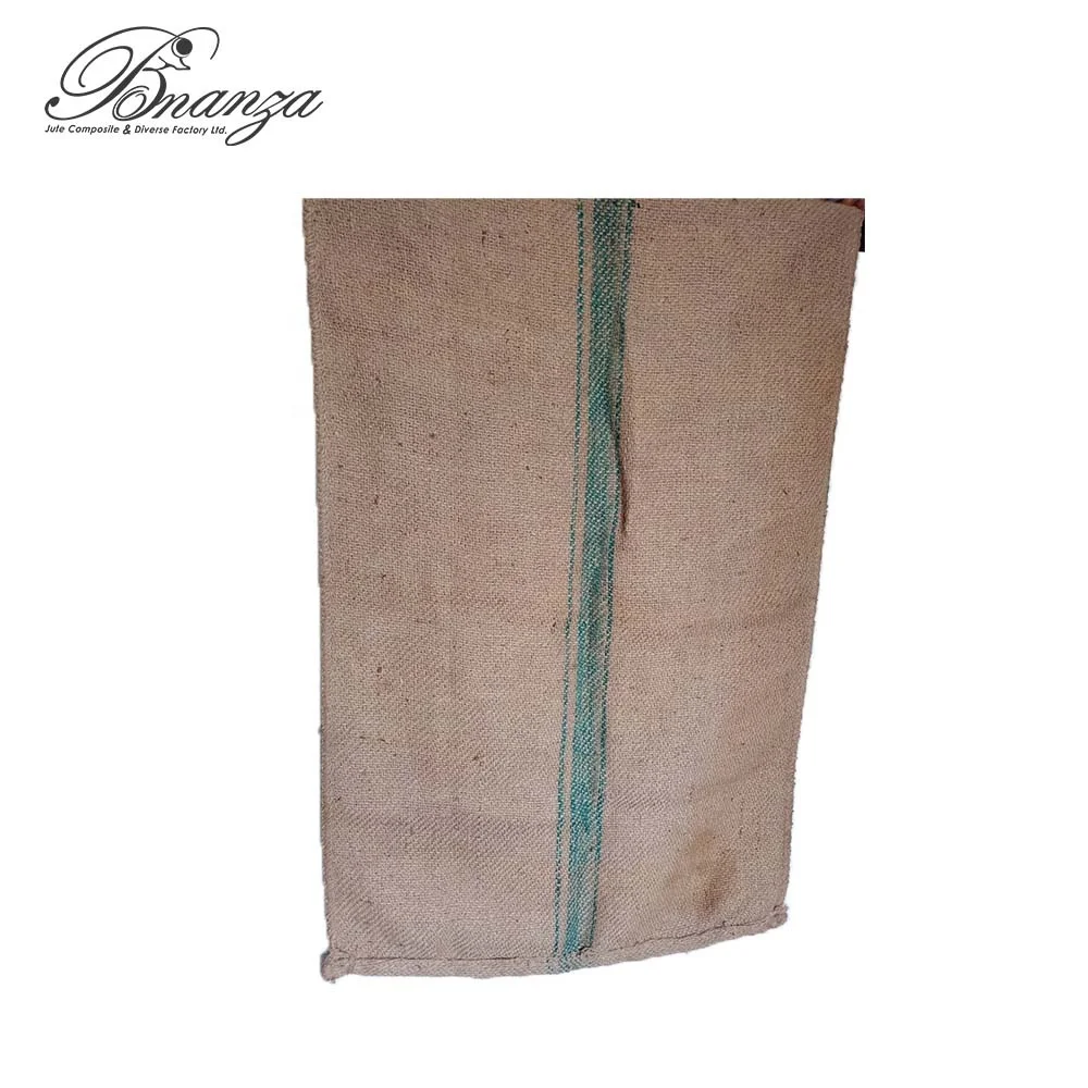 Hydro Carbon Free Vegetable oil treated B Twill Jute Bag of 44 Inch by 26.5 Inch for Coffee/Cocoa