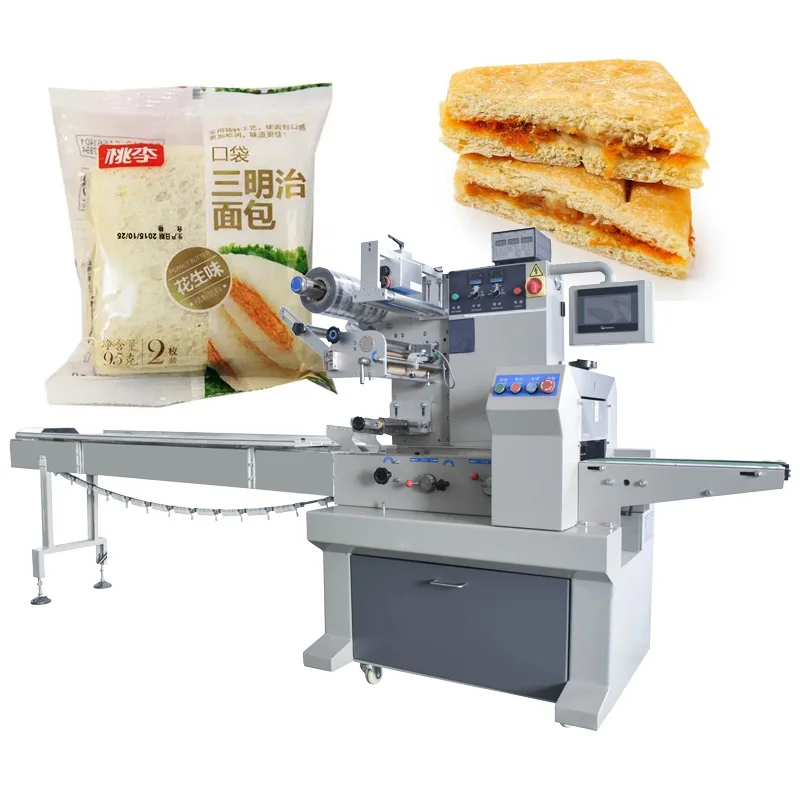 Chinese manufacturers sandwich packaging  steel cutlery packing machine for frozen products