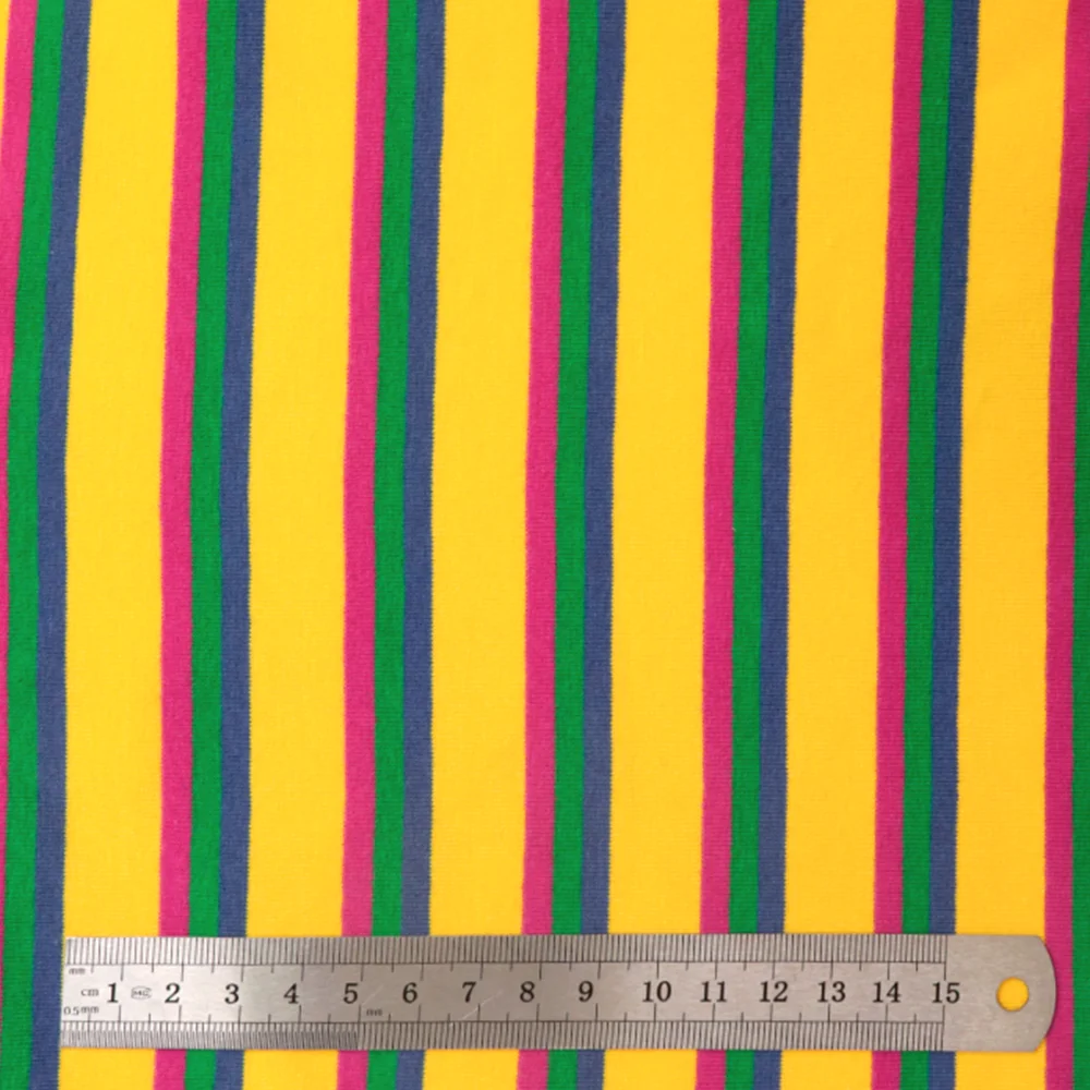 
high quality rib knit fabric 46% viscose 46% cotton 8% spandex stripe rib fabric t-shirt rib knit fabric cotton 