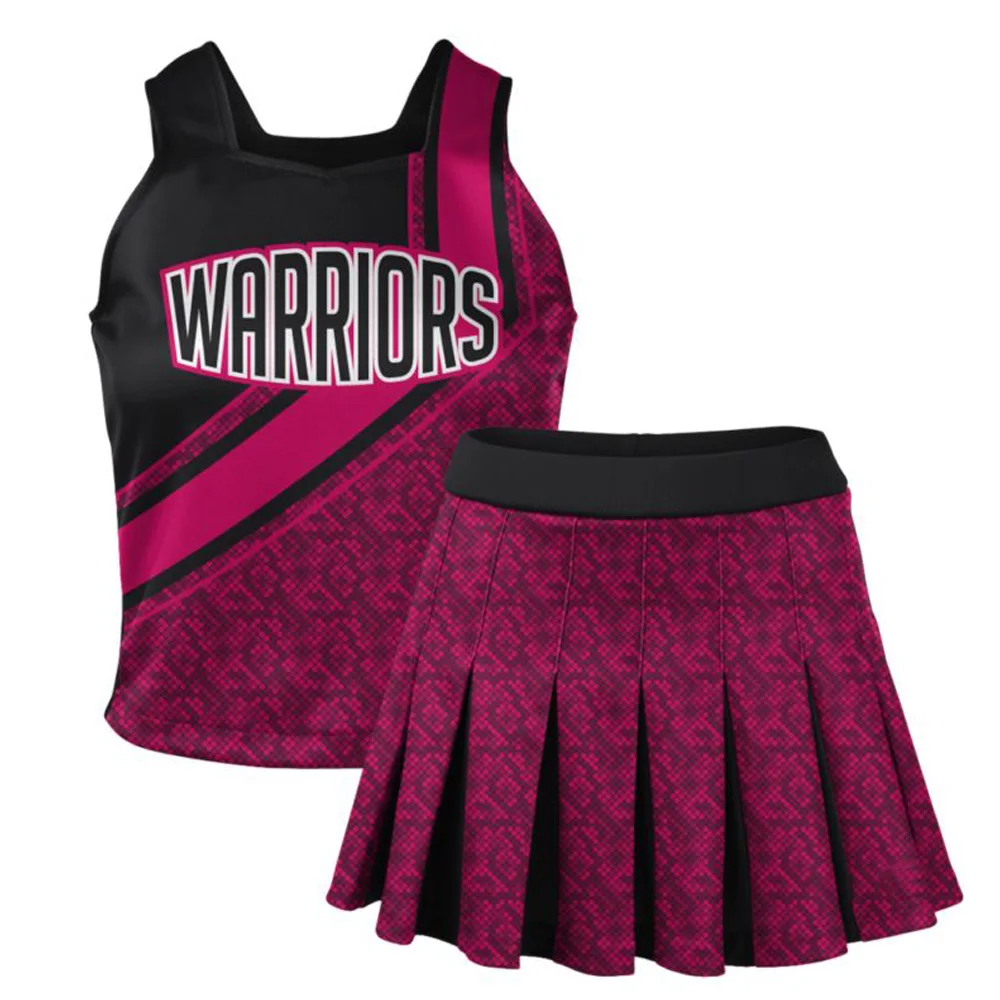Custom Sublimation Cheer  Girls Outfit Dance Customized   Cheerleading Uniforms