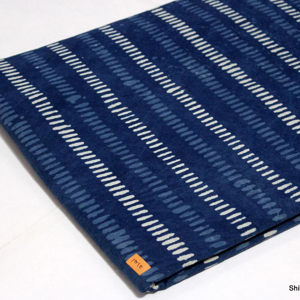 Cotton Fabric Sanganeri Hand Block Print Fabric For Dress Material