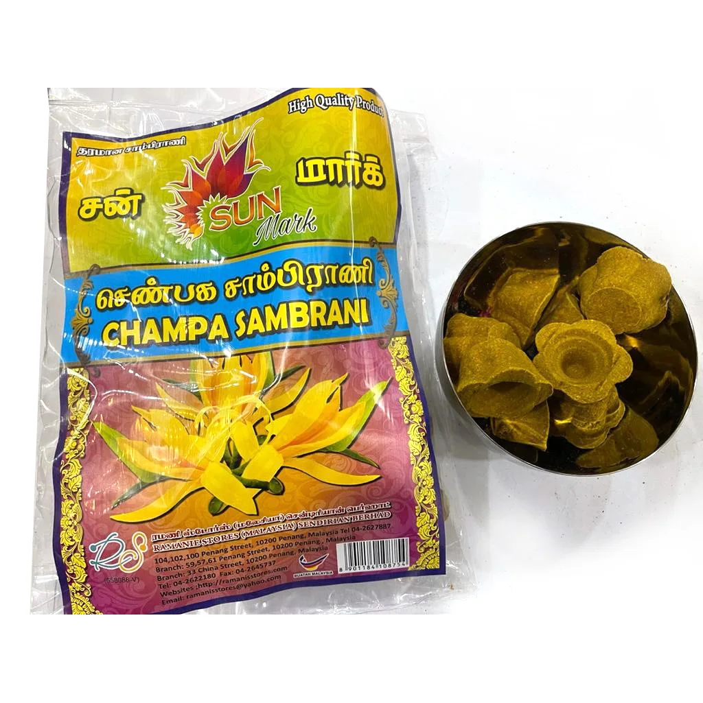 Высококачественные ароматические благовония для молитвы солнце шампа самбрани