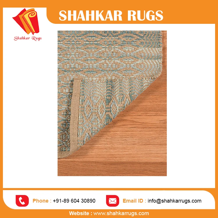 Printed Rugs for Living Room Persian Carpet Flat Weave Carpet Bulk Supplier of Modern Adult Plush Rectangle Jute & Art Silk