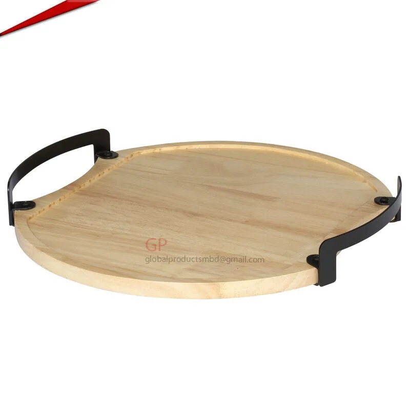 wooden eco friendly lazy susan cake turntable