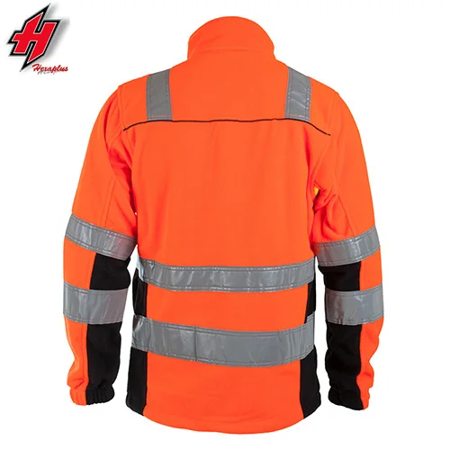 work jacket safety Wholesale Custom High Visibility FR Black Work Jacket
