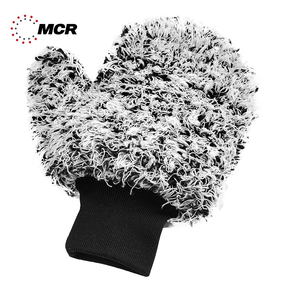 Microfiber PREMIUM WHEEL MITT Made in Korea Bubble washing Customized Order Fulfillment Service OEM LONG PILE