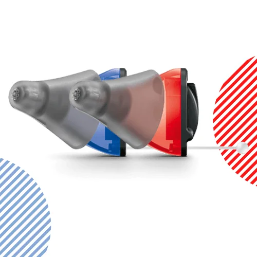 invisible hearing aid Silk 1x click cic digital completely in the canal hearing aids instant fit cic external hearing aid