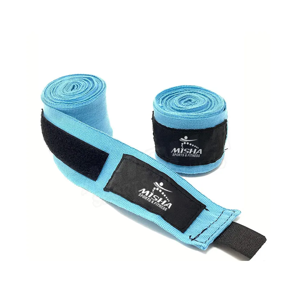 Custom Logo Boxing Hand Wraps Bandages 2022 Sports MMA Martial Arts Elasticated Boxing Bandages Hand Wraps for Boxing