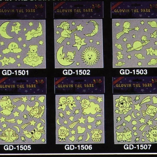 
Wholesale Glow in Dark Sticker / Luminous Sticker 