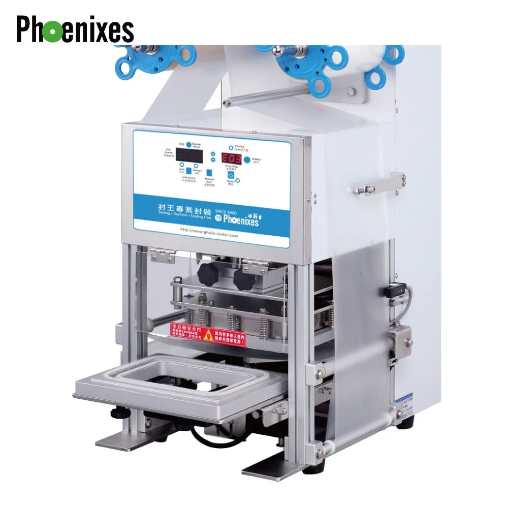 Automatic and manual trays sealing machine