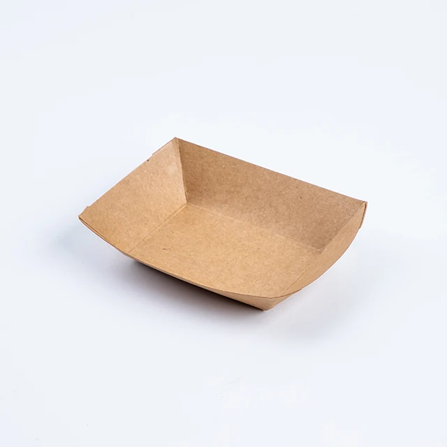 Takeaway  Polycoated Kraft  Paper Food Tray by  Georgia-Pacific, Kant Leek, Pathways, 5lb