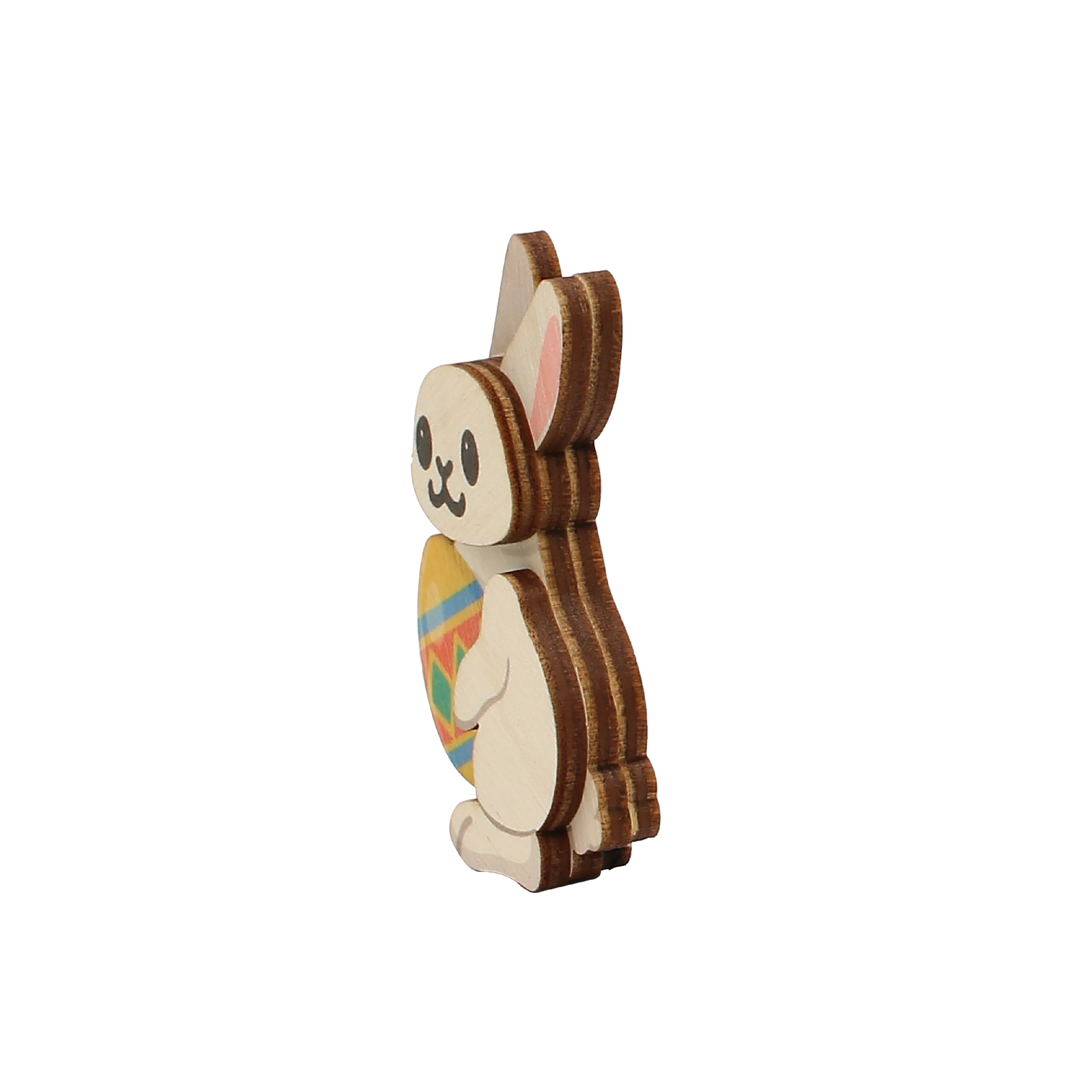 Easter Wooden Magnet Embellishments Rabbit Magnet Ornaments