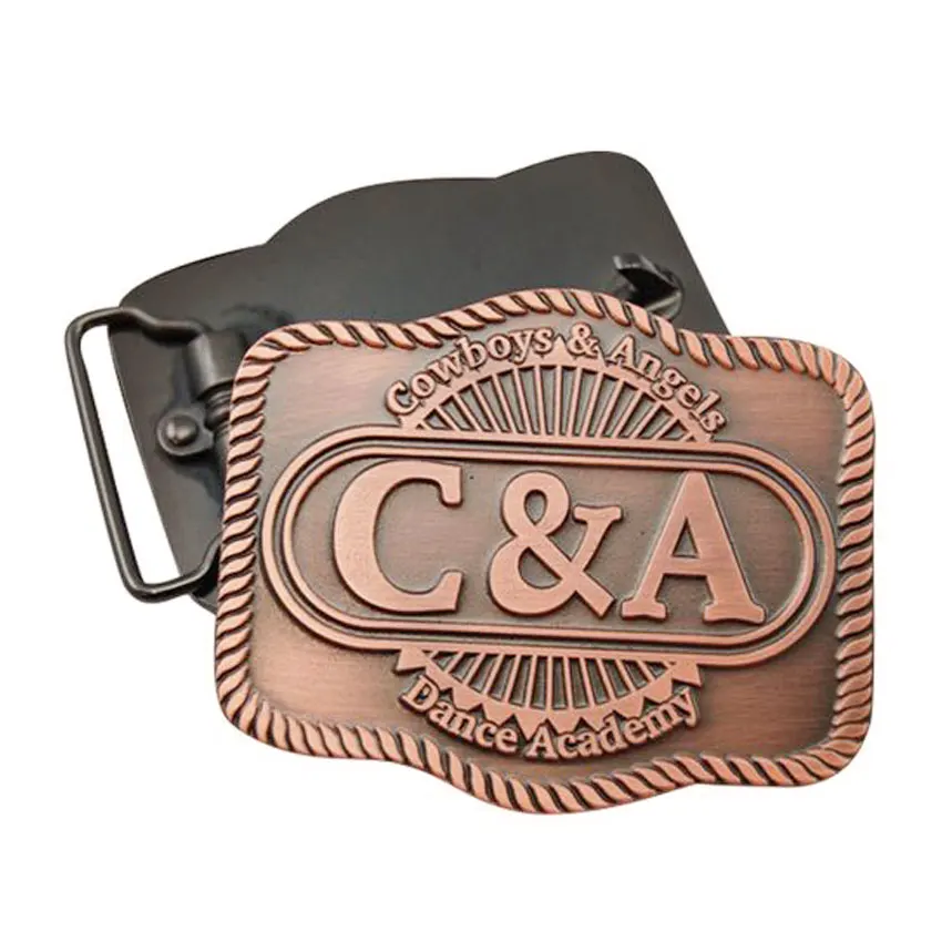 manufacturer metal brass military custom logo stainless steel belt buckle