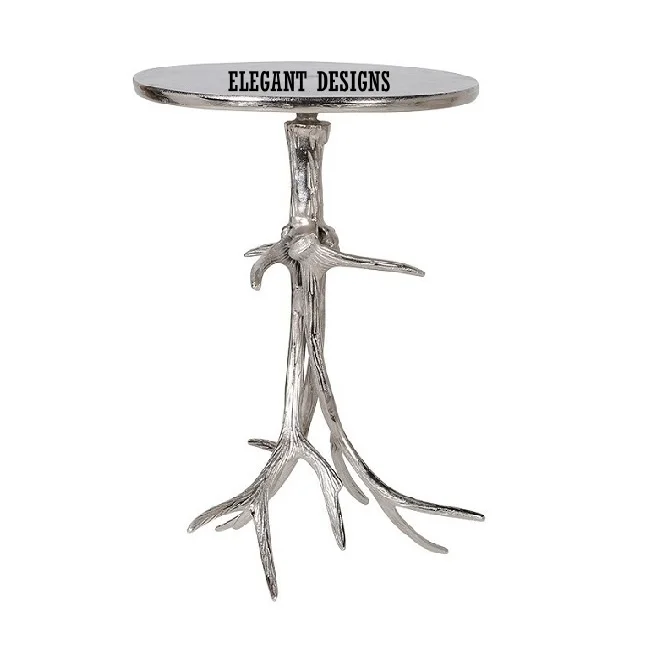 Кофейный столик для дома и сада, используется уличная декоративная Классическая качественная высокая алюминиевая Современная дизайнерская гостиная стол