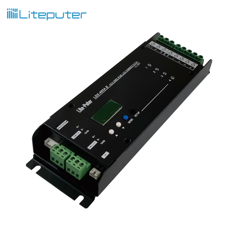 3 канала 12-28V DC DMX светодиодный драйвер