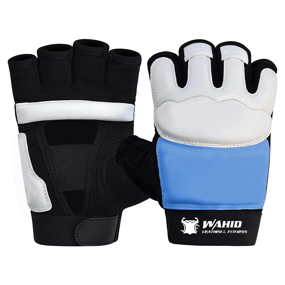 Custom Fit Design Adjustable Velcro & OEM Service Punch Bag Taekwondo Gloves for Sparring Martial Arts Boxing Training