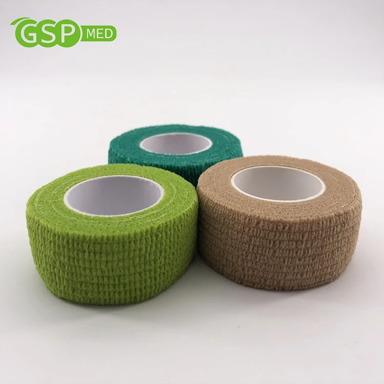 
2.5cm*4.5m Medical Biodegradable Bandage Cohesive Bandage Flexible Self Adhesive Bandage 