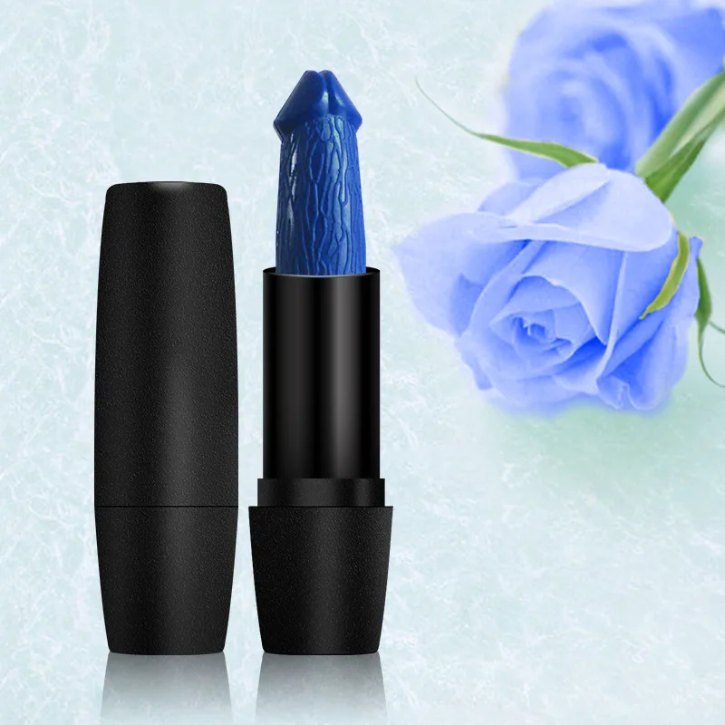Melason Wholesale OEM Brand No Logo Penis Shaped Lipstick  Mushroom Lipstick Long Lasting Moisture Rouge Pop sexy Matte Lipstick