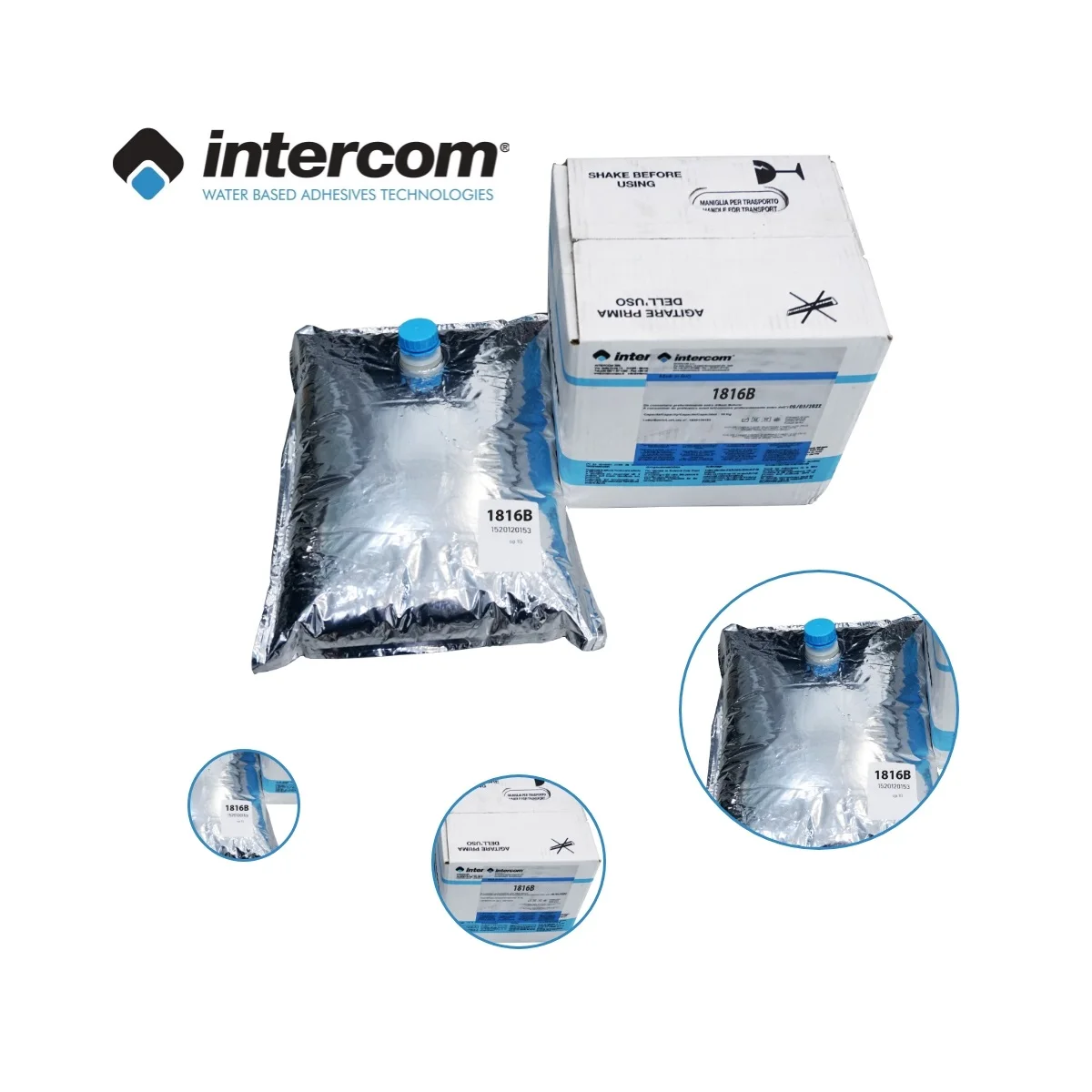 Box Packaging NEOPRENE Main Raw Material Italy Factory Liquid Appearance Ecostick 9015ST Origin From Italy