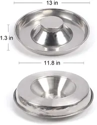 Buy Stainless Steal Made Puppy Bowl Feeding Food and Water Weaning Bowls For Home Pets Uses By India Exporters