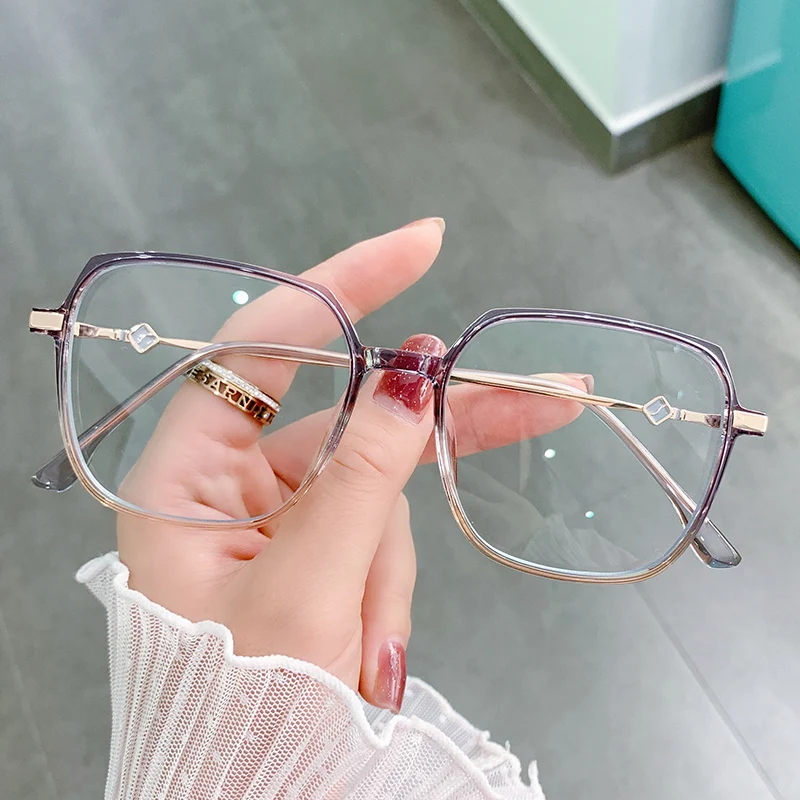 2021 fashion transparent anti blue light filter blocking glasses block blue light glasses