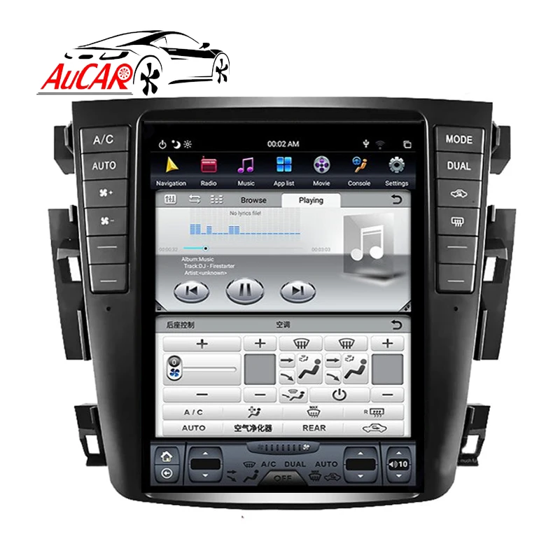 AuCar 10.4 Android 9.0 GPS Navigation Auto Multimedia DVD Player Car Video Radio Stereo Carplay For Nissan Teana J31 2003-2007