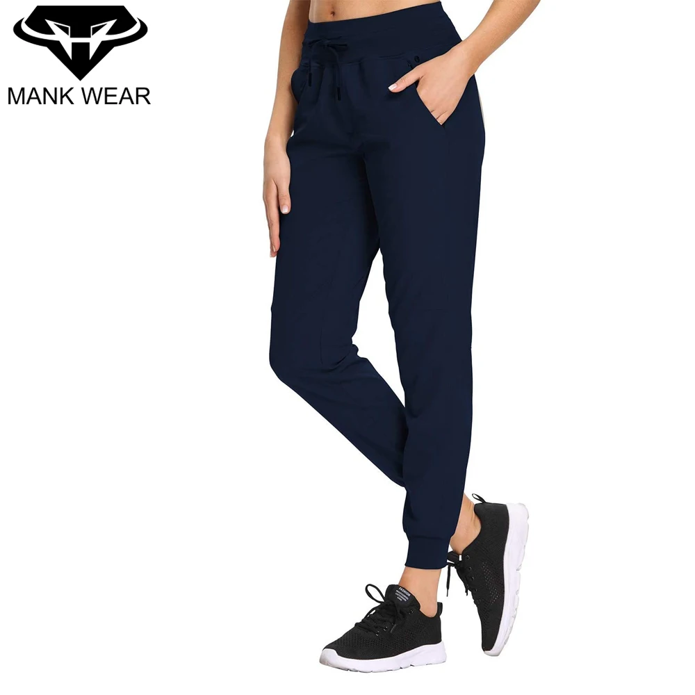 Мягкие хлопковые зауженные мужские штаны для бега на застежке-молнии кармане