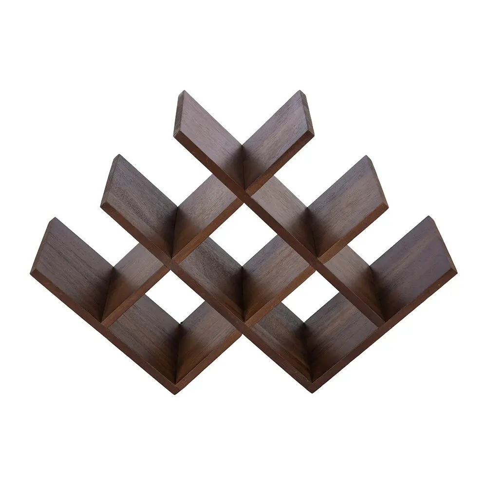 Элегантный деревянный винный стеллаж из 6 бутылок лучшее качество кулер для бара ресторана отеля домашнего декора вечеринок