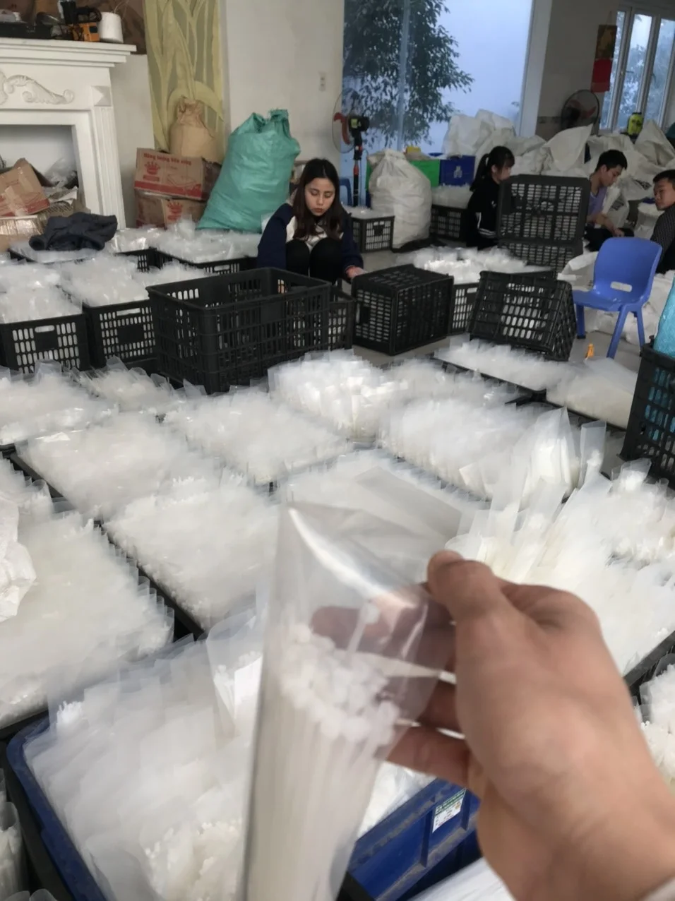 Plastic Cable Tie 4.0 x 200mm Nylon Cable Ties Zip Tie Wire Strap manufacturer Vietnam wholesale white black color