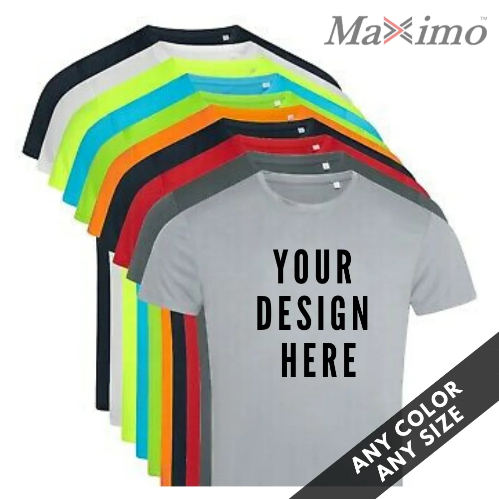 Low Cost High Quality Cotton T Shirt Customized Screen Printing Logo