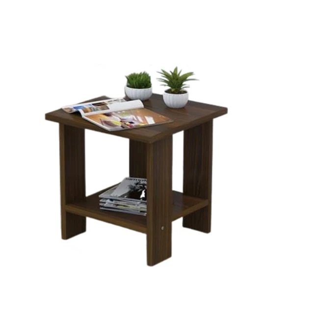 Премиум-товары, боковой столик темного орехового цвета, современный дизайн, простой стилист для спальни, гостиной и семейного зала