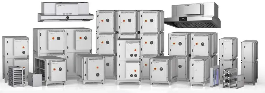Kitchen Flue Gas Disposal Equipment for Air Cleaning System