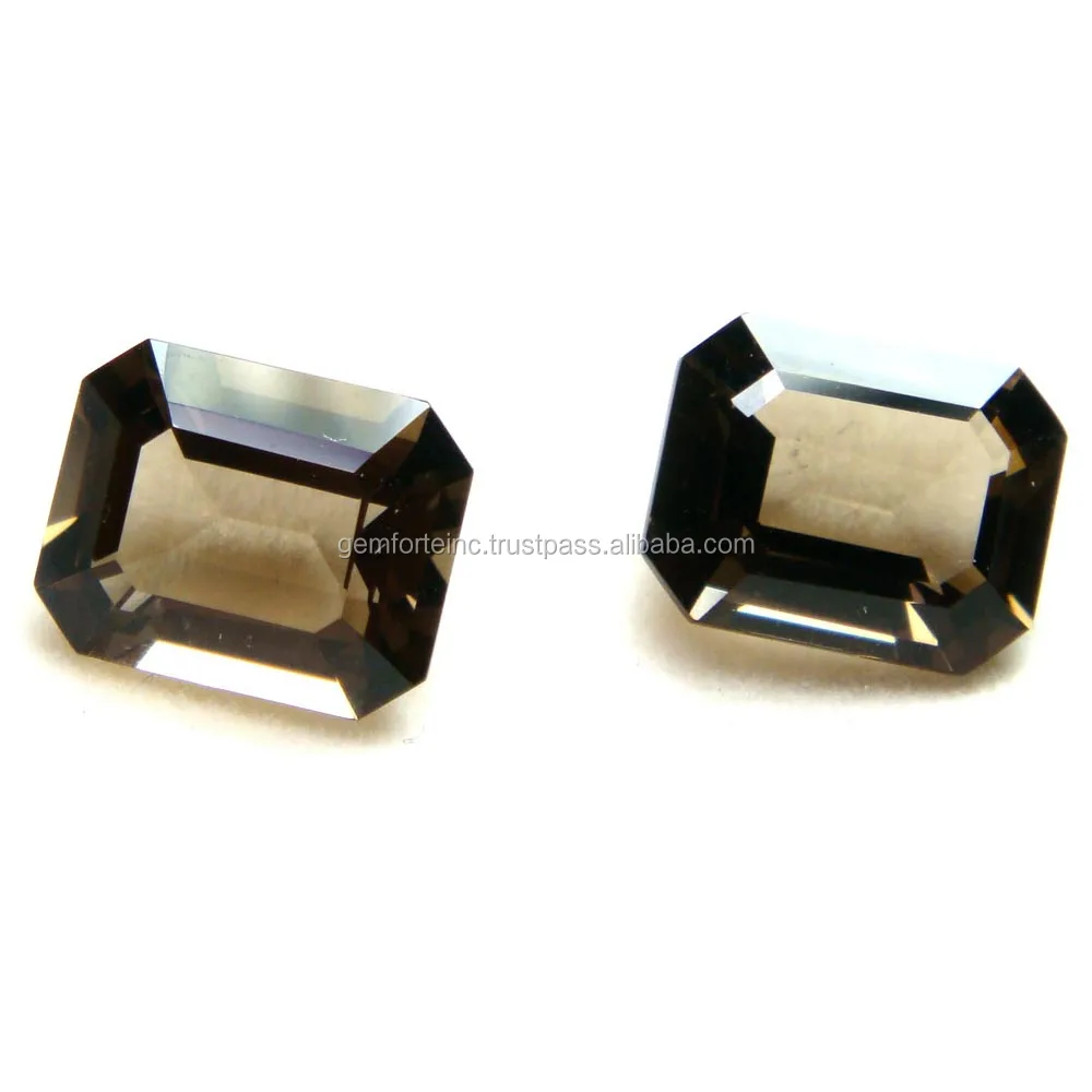 AAA Quality Round Smokey Quartz Cut Gemstones 6mm AAA Quality Indian Quality Gemstone Supplier Smoky Quartz Faceted Cut Gemstone