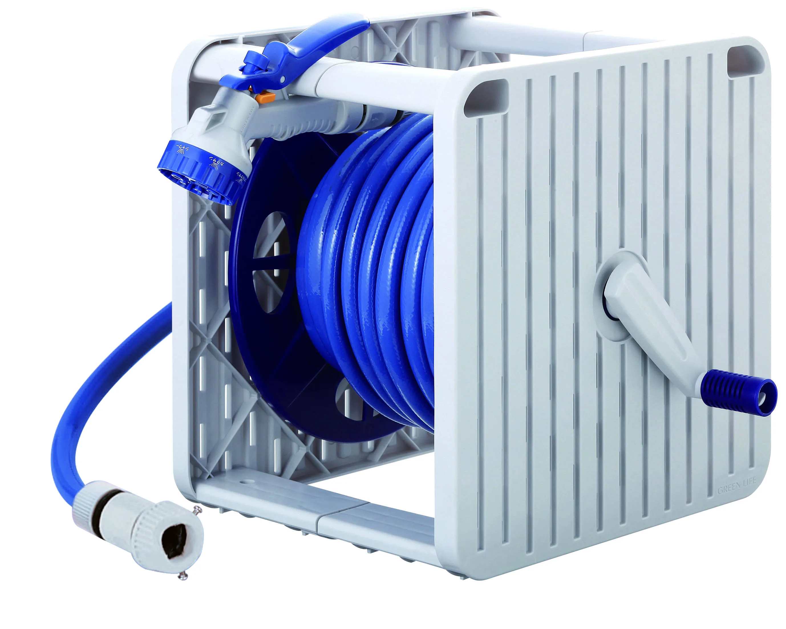 G-Square Home Gardening And Watering Tools Wholesaler Hose Reel Set Including Reel Nozzle Spray Gun Portable Watering Tools