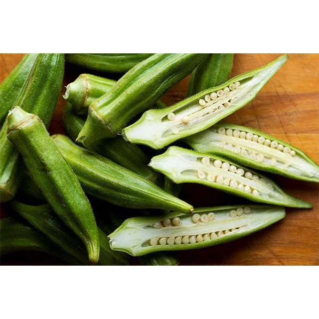 Fresh and Natural Okra (Okro) vegetable / Newly crop and carefully packaged