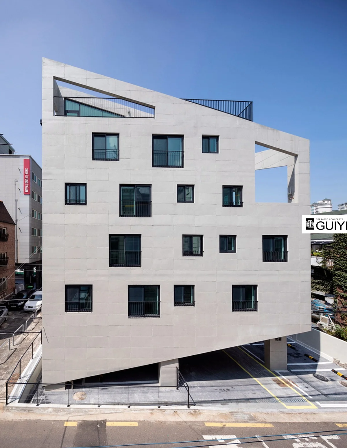 concrete slab 1200x600mm white grey smooth polished surface concrete building style color mixed floor and wall