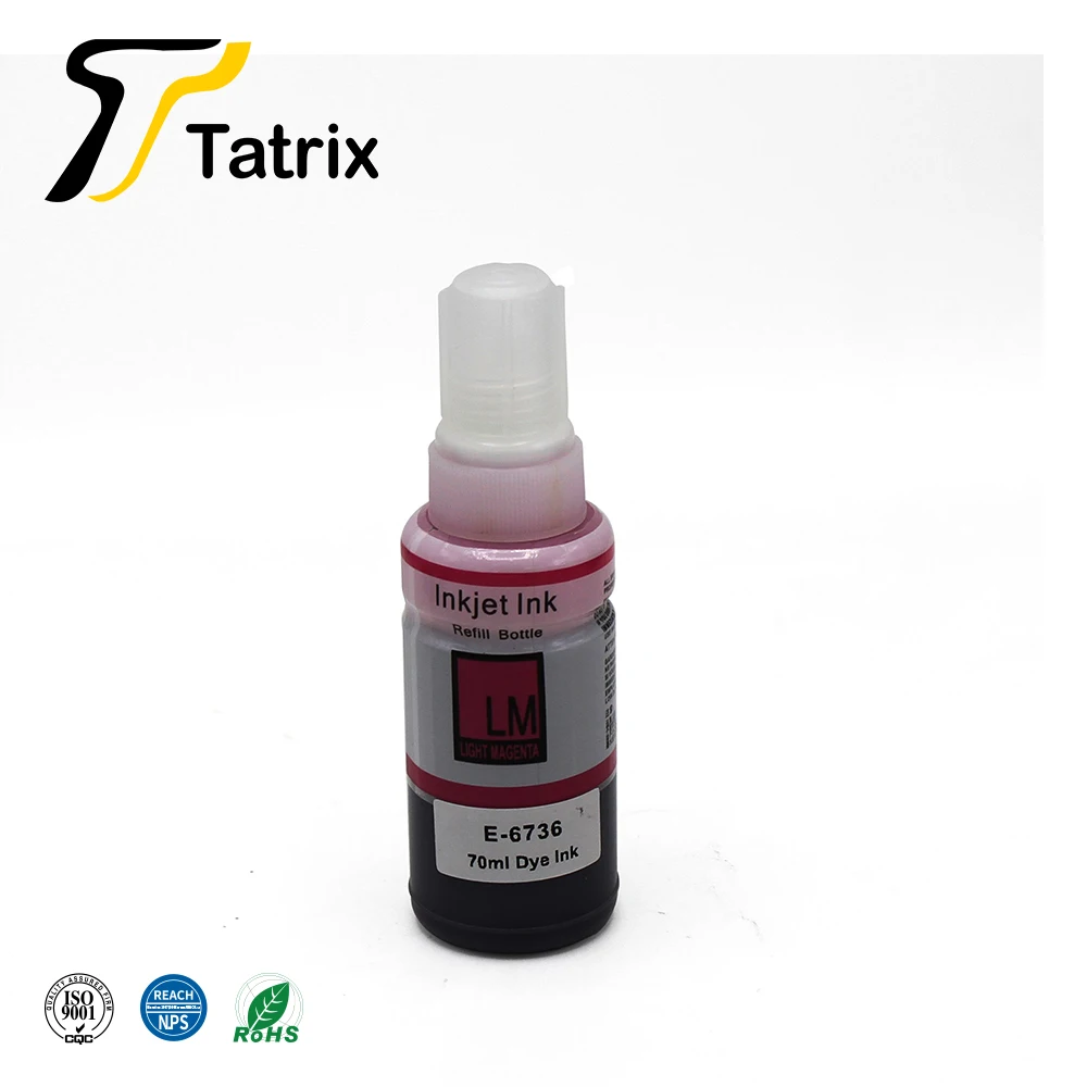 Чернила Tatrix RTS T6731 на водной основе совместимые с экологически чистыми красками 673 T673 - T6736 для Epson