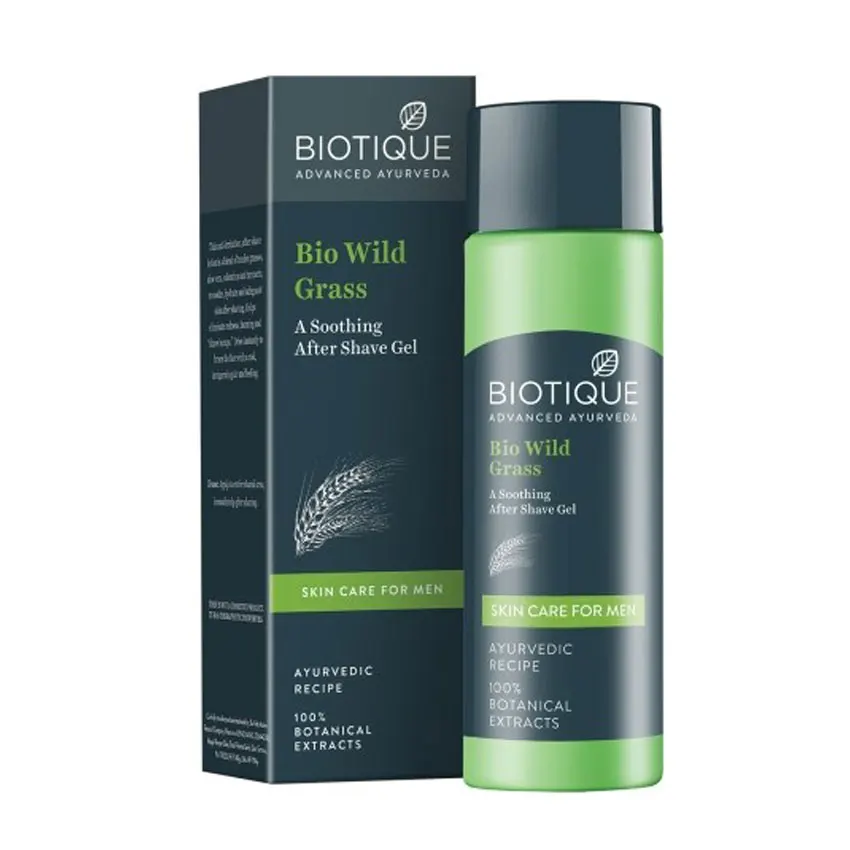 Biotique-био Дикая трава Гель для бритья-успокаивающий после бритья мужской крем поставщики из Индии