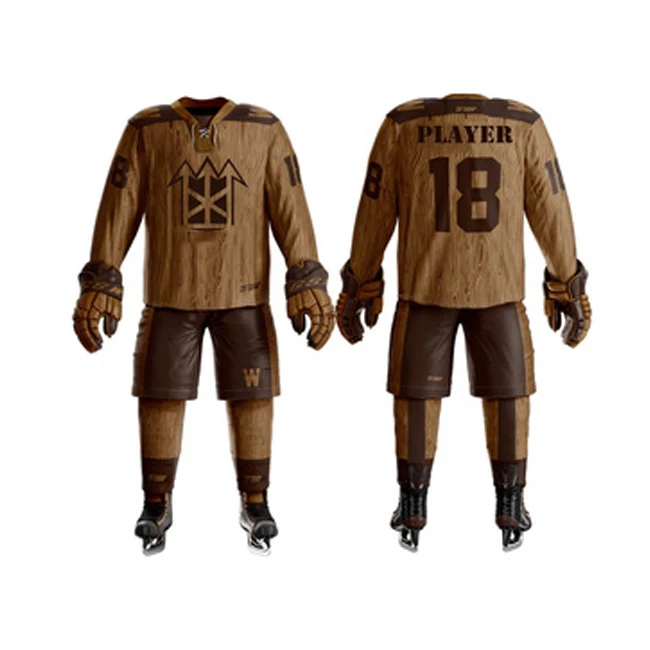 Ice Uniform Hockey Jersey Hockey Wear Youth Cheap Referee Movie Miniature Custom Whalers Ice Hockey Uniform