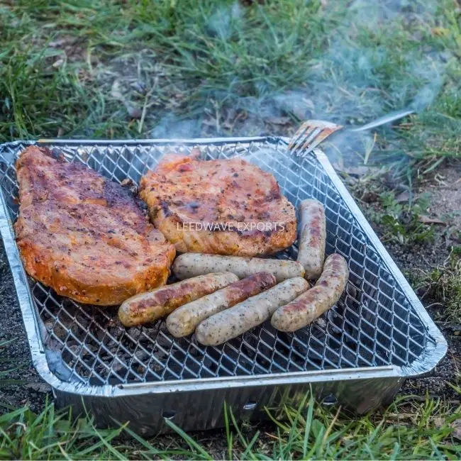 
How to make BBQ / Barbecue Portable Mini Instant grill disposable aluminium pan foil from Wholesale Factory 