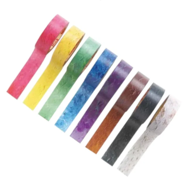 japanese washi tape set paper masking tape Easy To Cut Japanese Luxury Design like oil painting Made in Japan